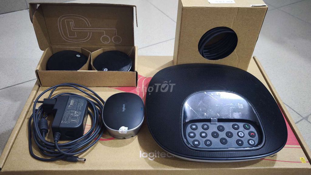 Bán bộ Loa + mic hội nghị Logitech. Mua bán Tivi, Âm thanh tại Thành phố Biên Hòa Đồng Nai được đăng bởi Lương văn vinh hình 1