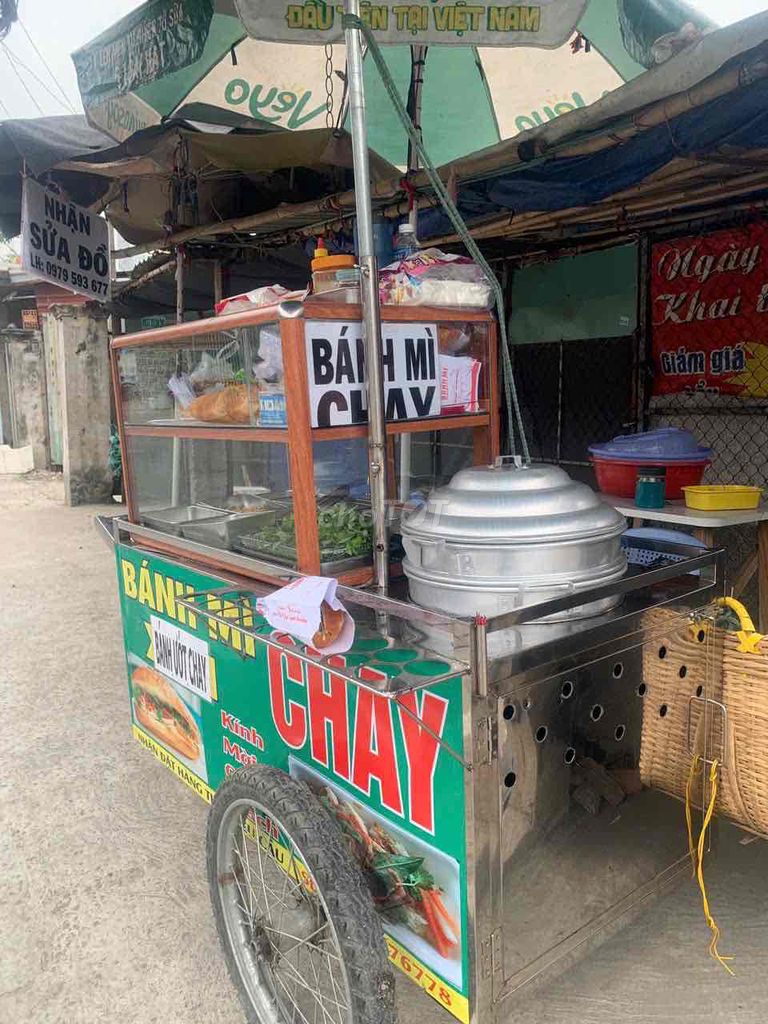 Thanh lý xe bán đồ ăn sáng (bánh mì, xôi)