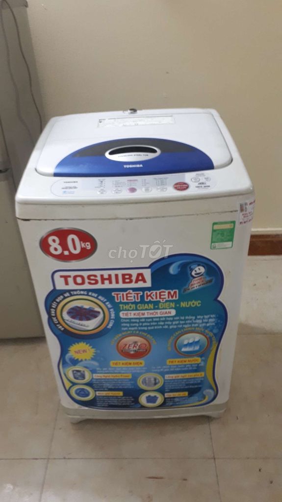 0964424515 - Máy giặt Toshiba 8kg giặt êm, vắt cực khô.