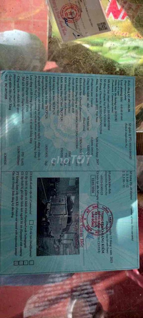 Suzuki 550kg thùng mui bạt siêu lướt, odo 15.000km. Mua bán Xe tải, xe ben tại Thành phố Thủ Đức Tp Hồ Chí Minh được đăng bởi Đào thành Triết hình 6