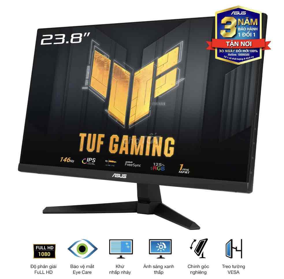 Màn hình ASUS TUF GAMING 24" 146Hz Mới 100%.BH 36T. Mua bán Phụ kiện (Màn hình, Chuột...) tại Quận Ninh Kiều Cần Thơ được đăng bởi Quốc Cường Computer hình 1