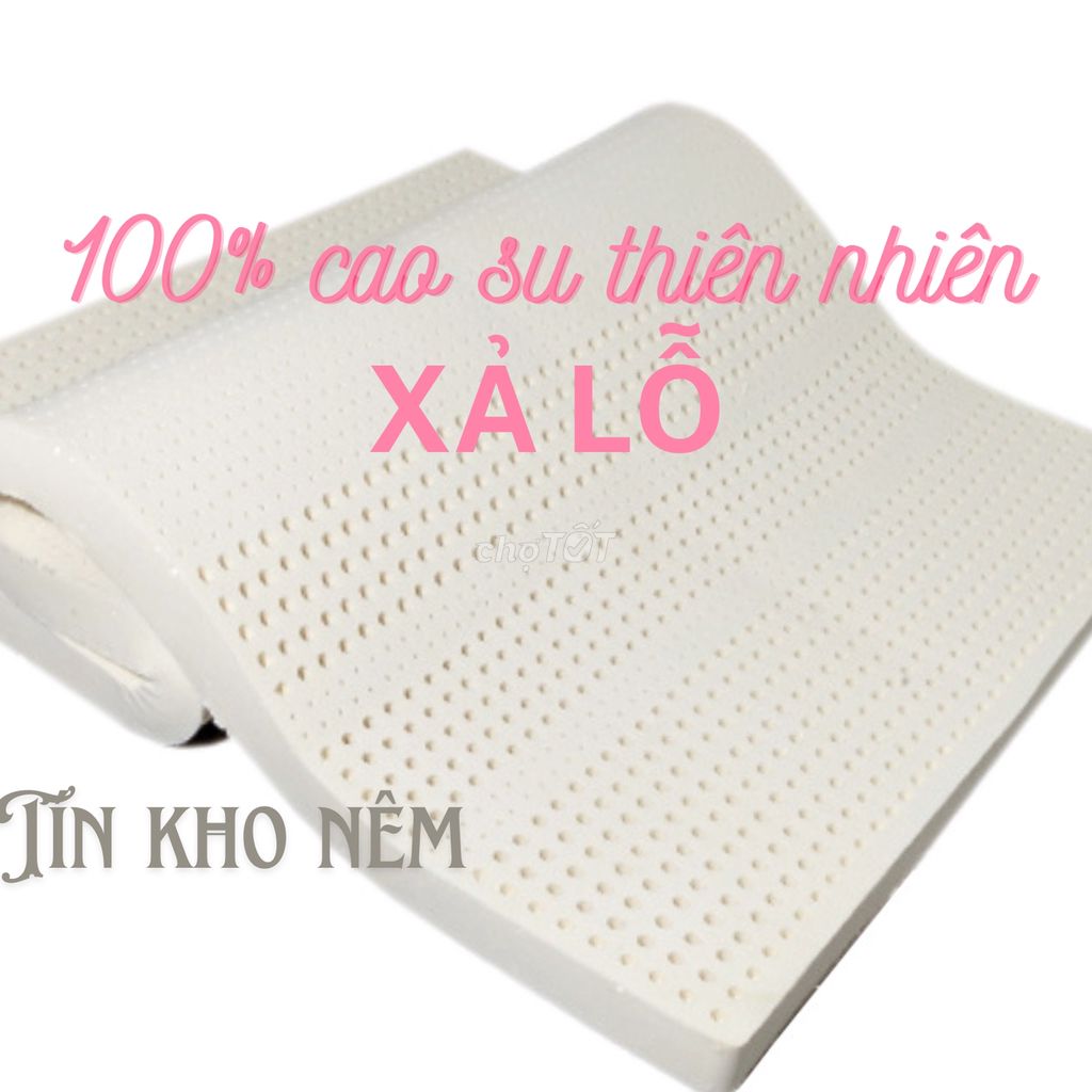 Nệm cao su thiên nhiên 100% ( hàng chuẩn )