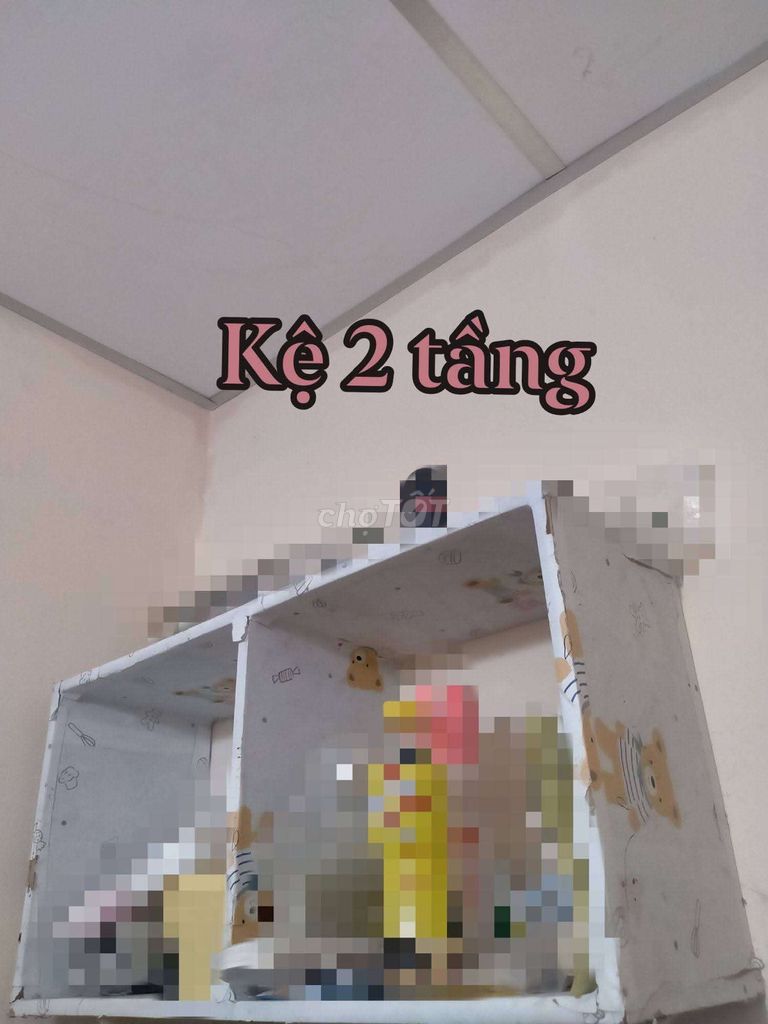 Kệ gỗ 2 tầng. Mua bán Tủ, kệ gia đình tại Thành phố Tân An Long An được đăng bởi Mei Mei hình 1