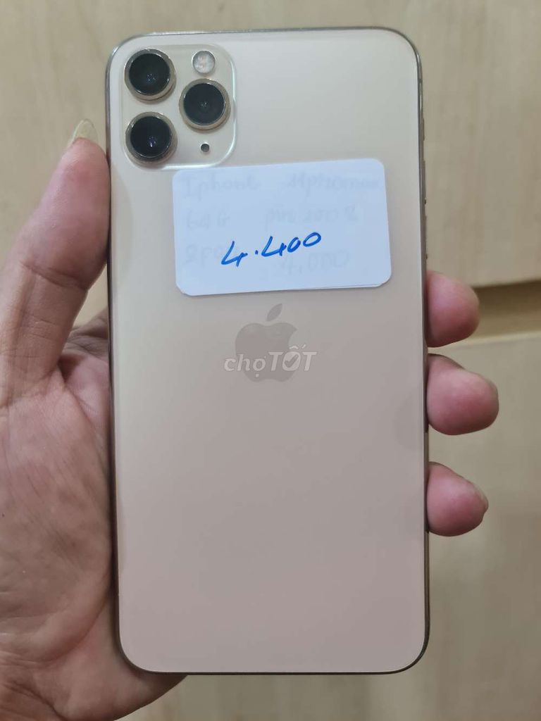 Apple iPhone 11 Pro Max 64GB Vàng Đẹp. Mua bán Điện thoại tại Thành phố Biên Hòa Đồng Nai được đăng bởi Lehoang Minhphu hình 1