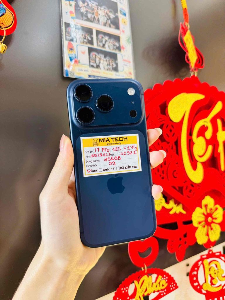 iPhone 17 Pro Lock 256GB Xanh 99%. Mua bán Điện thoại tại Quận Ba Đình Hà Nội được đăng bởi Huy Trần hình 1