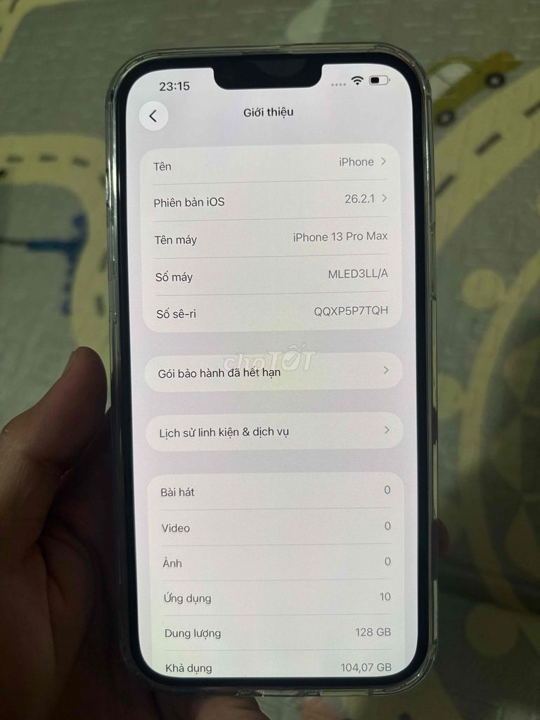 Apple iPhone 13 Pro Max 128GB Xám. Mua bán Điện thoại tại Huyện Yên Phong Bắc Ninh được đăng bởi Duy Văn hình 1