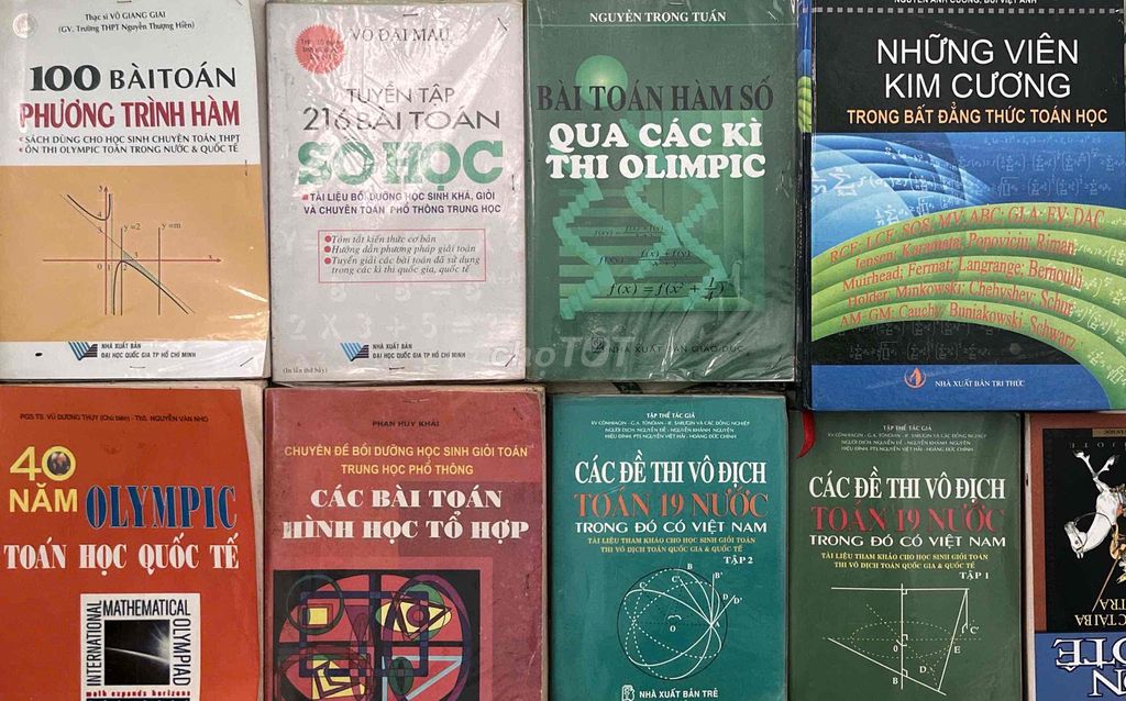 Sách chuyên toán cấp 3. Mua bán Sách tại Quận 10 Tp Hồ Chí Minh được đăng bởi Cao Minh  hình 1