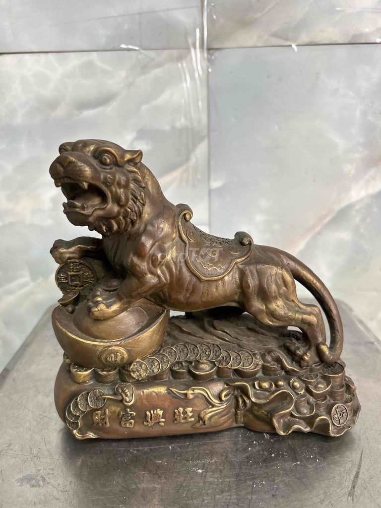 tượng hổ phong thủy bằng đồng đúc. Mua bán Đồ sưu tầm, đồ cổ tại Quận Phú Nhuận Tp Hồ Chí Minh được đăng bởi Khanh ly hình 1