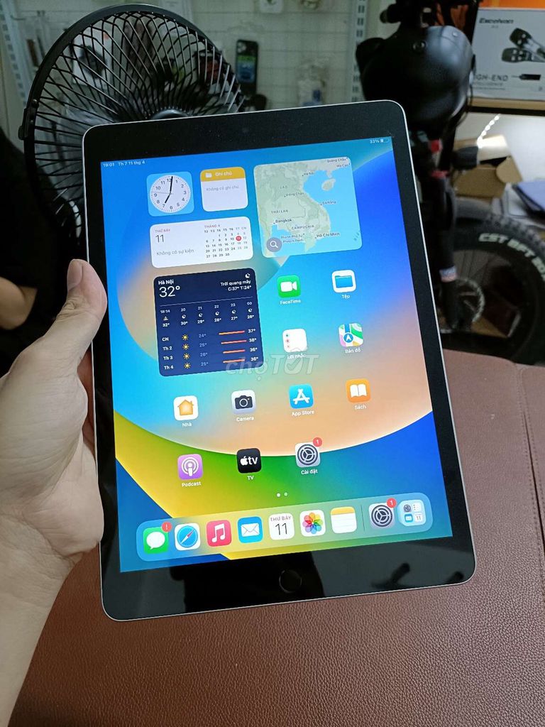 iPad Gen 9 64GB Bạc Pin 100 zin cây iOS 16.. Mua bán Máy tính bảng tại Quận Thanh Khê Đà Nẵng được đăng bởi TT PHONE SALE GIÁ SỈ hình 1