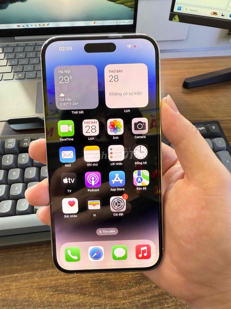Apple iPhone 14 Pro Max 128GB Trắng. Mua bán Điện thoại tại Thị xã Tân Uyên Bình Dương được đăng bởi Anh Phát hình 1