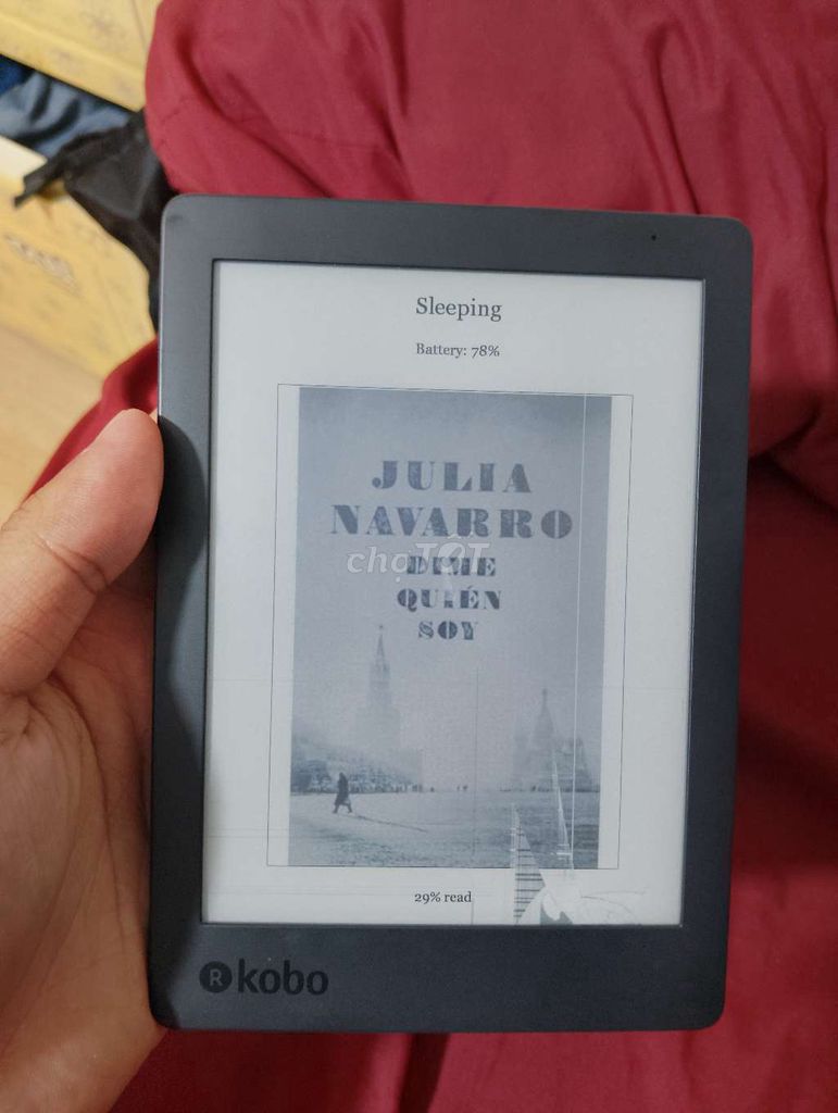 Máy đọc sách Kobo Aura Đen Lỗi màn hình. Mua bán Máy tính bảng tại Quận 4 Tp Hồ Chí Minh được đăng bởi Phạm Hoàng Khánh Đăng hình 1