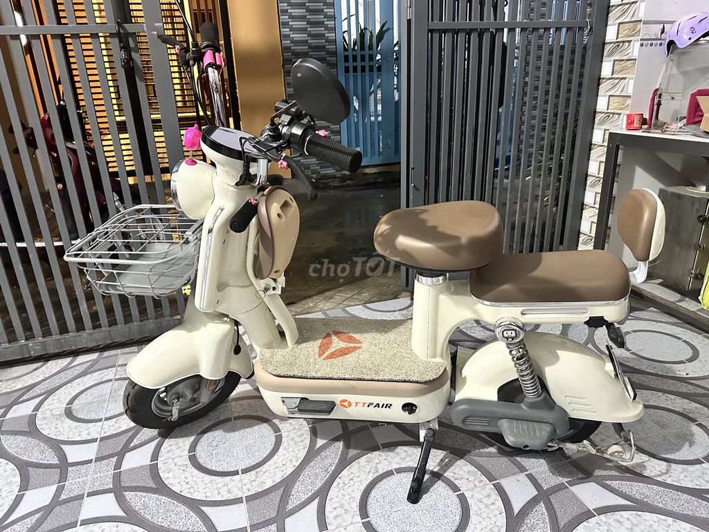 Xe đạp điện TTFAIR màu Trắng kem. Mua bán Xe điện tại Quận Bình Thuỷ Cần Thơ được đăng bởi Nguyen Hany hình 7