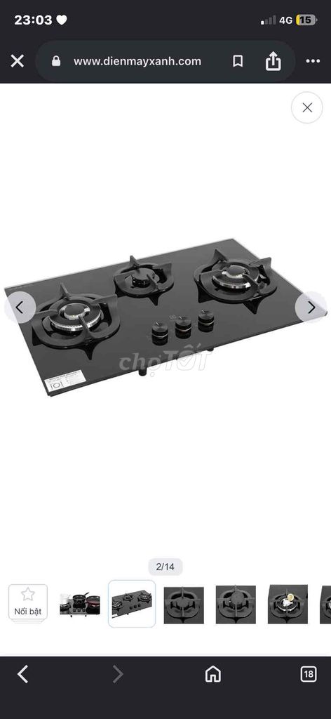 Bếp ga âm Electrolux EHG8321BC. Mua bán Bếp, lò, đồ điện nhà bếp tại Thành phố Biên Hòa Đồng Nai được đăng bởi Ku Long hình 1