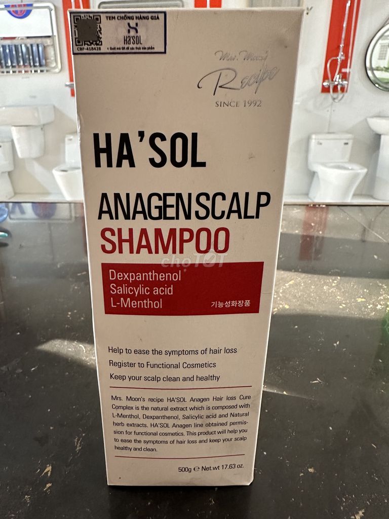 Dầu gội HASOL Anagen Scalp. Mua bán Phụ kiện thời trang khác tại Thành phố Thủ Dầu Một Bình Dương được đăng bởi huynh khoa hình 1