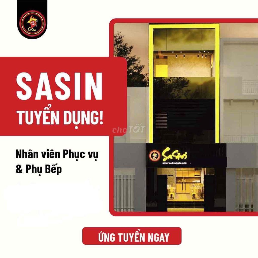 TUYỂN PHỤC VỤ NHẬN LƯƠNG THEO NGÀY BAO CƠM