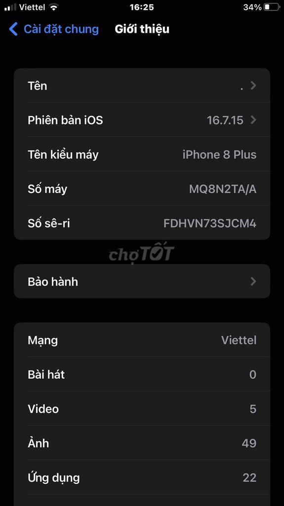 Iphone 8Plus 64 đã qua sd. Mua bán Điện thoại tại Thành phố Vinh Nghệ An được đăng bởi Uh Uh hình 1