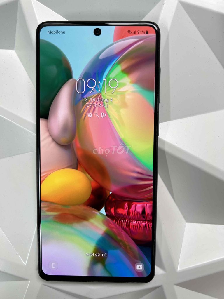 Samsung Galaxy A71 8GB/128GB Xanh Đã sử dụng. Mua bán Điện thoại tại Quận Tân Phú Tp Hồ Chí Minh được đăng bởi PHONG PHÚC hình 1