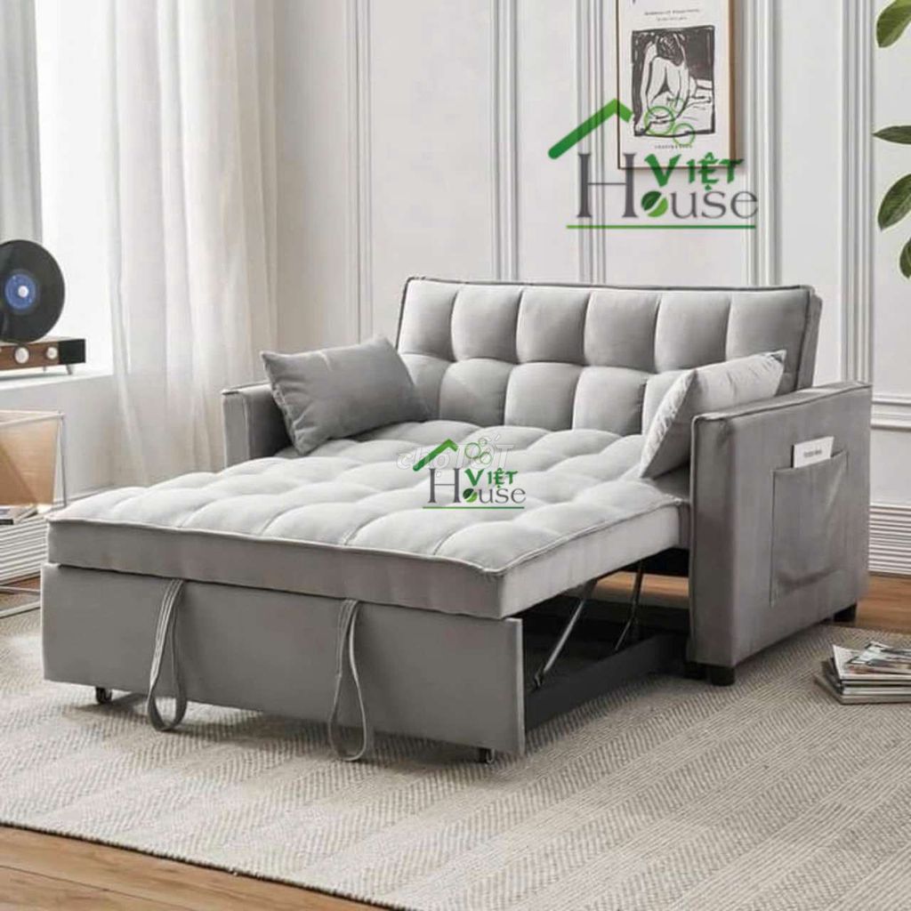 Sofa Giường xuất khẩu 1m4 (Freeship HCM, DA,BH)