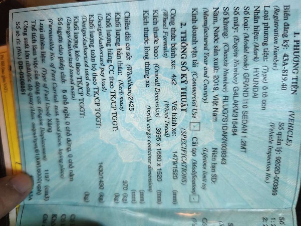 2019 1.2 MT - 85000 km. Chính chủ nữ đi. 220tr. Mua bán Ô tô tại Quận Liên Chiểu Đà Nẵng được đăng bởi Hoan hình 6