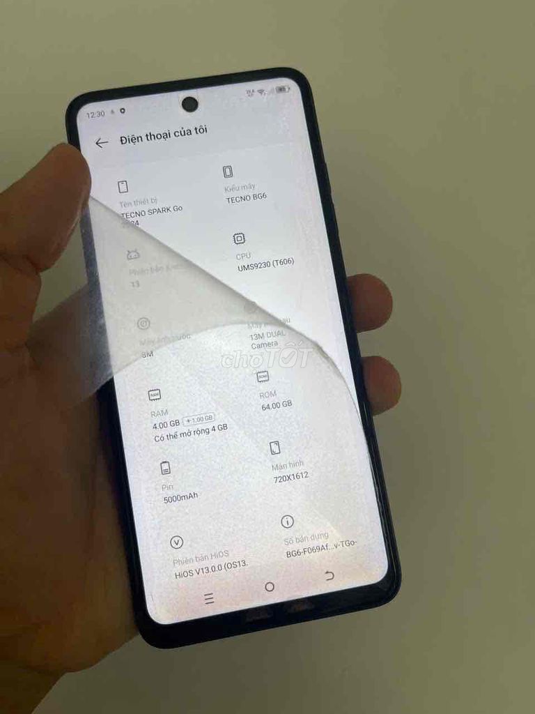 Tecno Spark Go 2024 4/64GB Nguyên zin Ko bớt. Mua bán Điện thoại tại Quận 8 Tp Hồ Chí Minh được đăng bởi điện thoại giá rẻ  hình 1