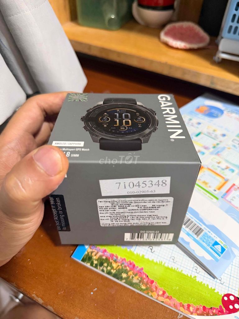 Garmin Fenix 8 AMOLED 51mm Đen Bh3/2028. Mua bán Thiết bị đeo thông minh tại Quận 10 Tp Hồ Chí Minh được đăng bởi long hình 1