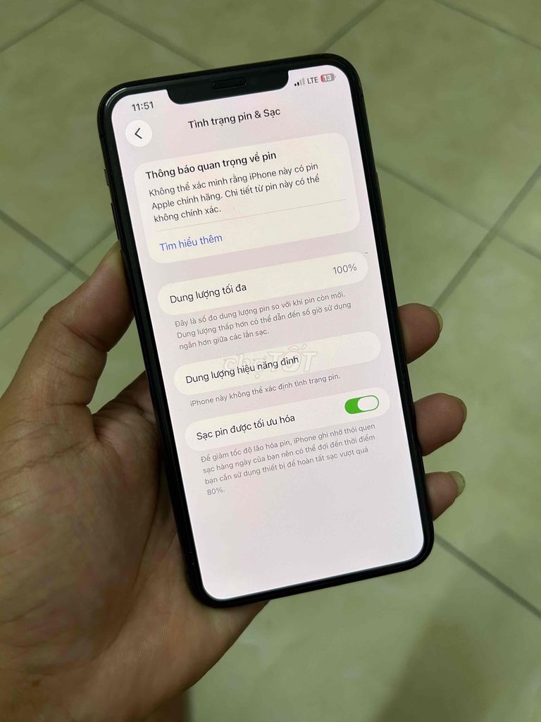 Apple iPhone 11 Pro Max 256GB Xám Bản Lock. Mua bán Điện thoại tại Quận Nam Từ Liêm Hà Nội được đăng bởi Anh Dương hình 1