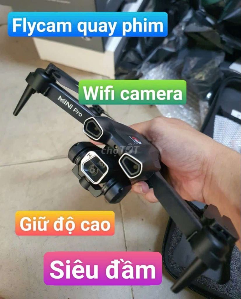 Flycam quay phim siêu đầm fly pro 900 pin sạc