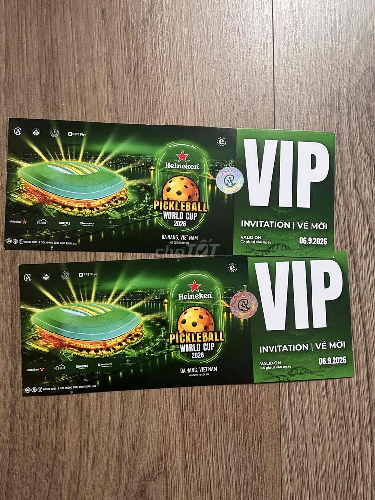 Vé Pickleball World Cup 2026 Đà Nẵng VIP