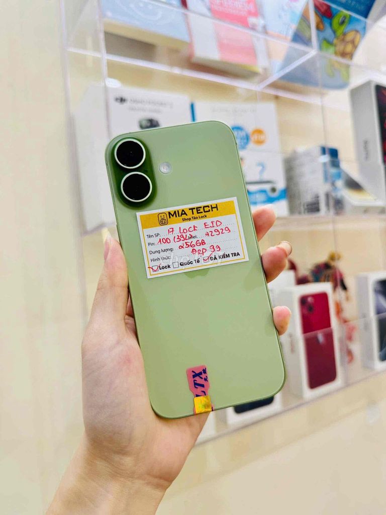 Apple iPhone 17 Lock 256GB Xanh Matcha 99%. Mua bán Điện thoại tại Quận Ba Đình Hà Nội được đăng bởi Huy Trần hình 1