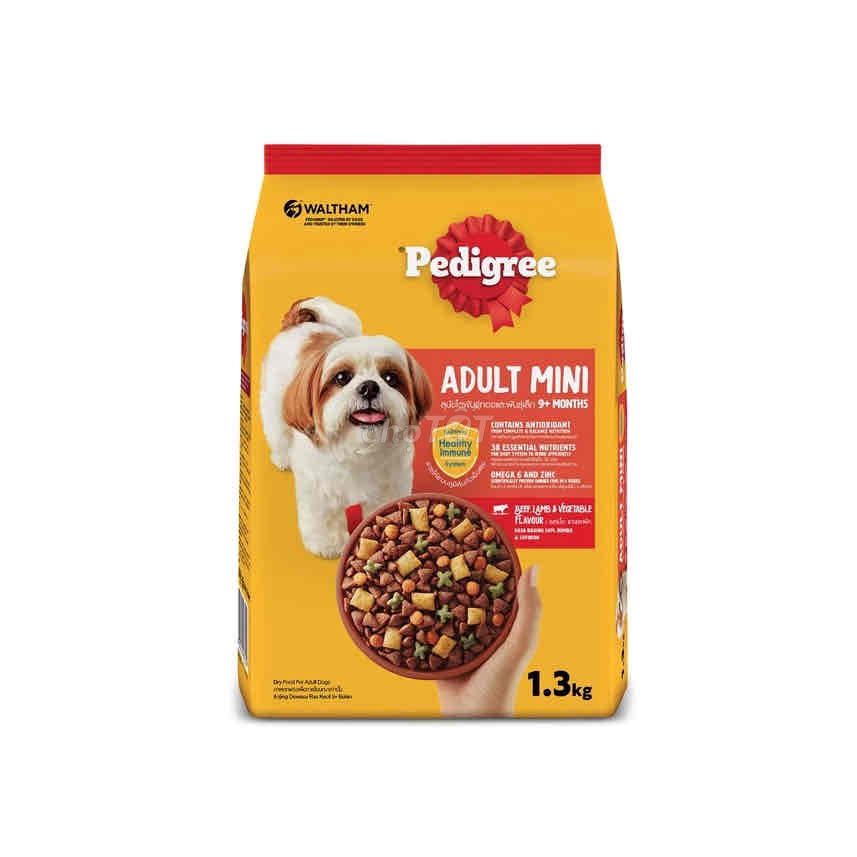 Xả hàng thức ăn hạt cho chó Pedigree 1.3kg 50k/bao