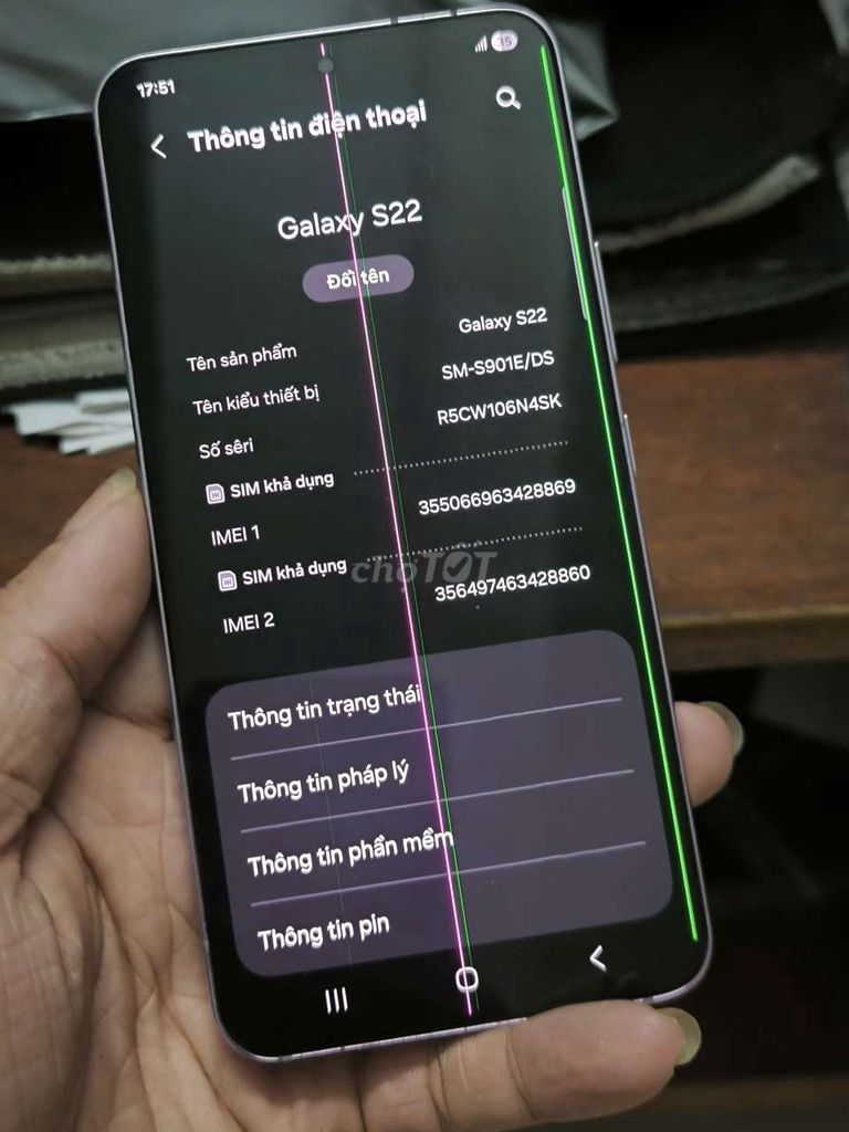Samsung Galaxy S22 128GB Tím. Mua bán Điện thoại tại Quận 12 Tp Hồ Chí Minh được đăng bởi nnh hình 1