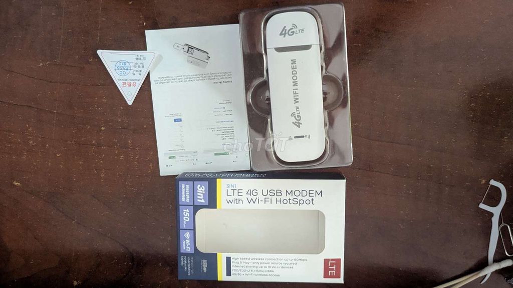 USB phát Wifi 4G LTE Trắng nguyên hộp. Mua bán Phụ kiện (Màn hình, Chuột...) tại Quận 12 Tp Hồ Chí Minh được đăng bởi lucas D hình 1