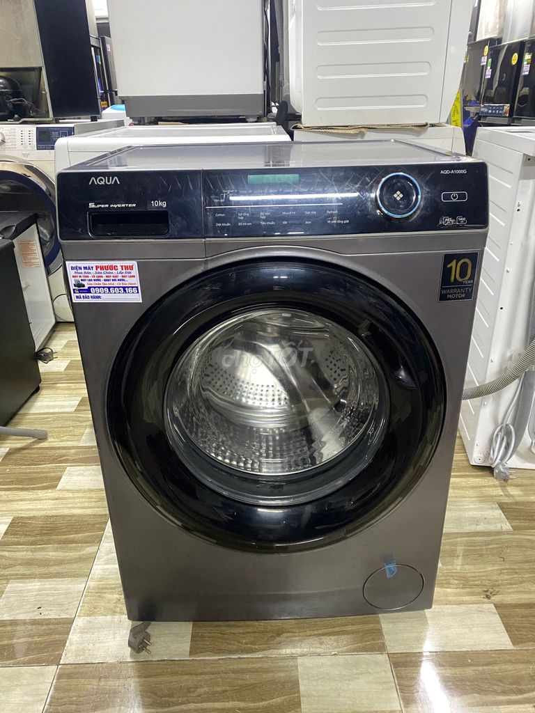 AQUA 10KG INVERTER GIẶT VẮT ÊM TIẾT KIỆM ĐIỆN NƯỚC. Mua bán Máy giặt tại Thành phố Thủ Đức Tp Hồ Chí Minh được đăng bởi PHƯỚC THƯ Kho Điện Máy hình 1