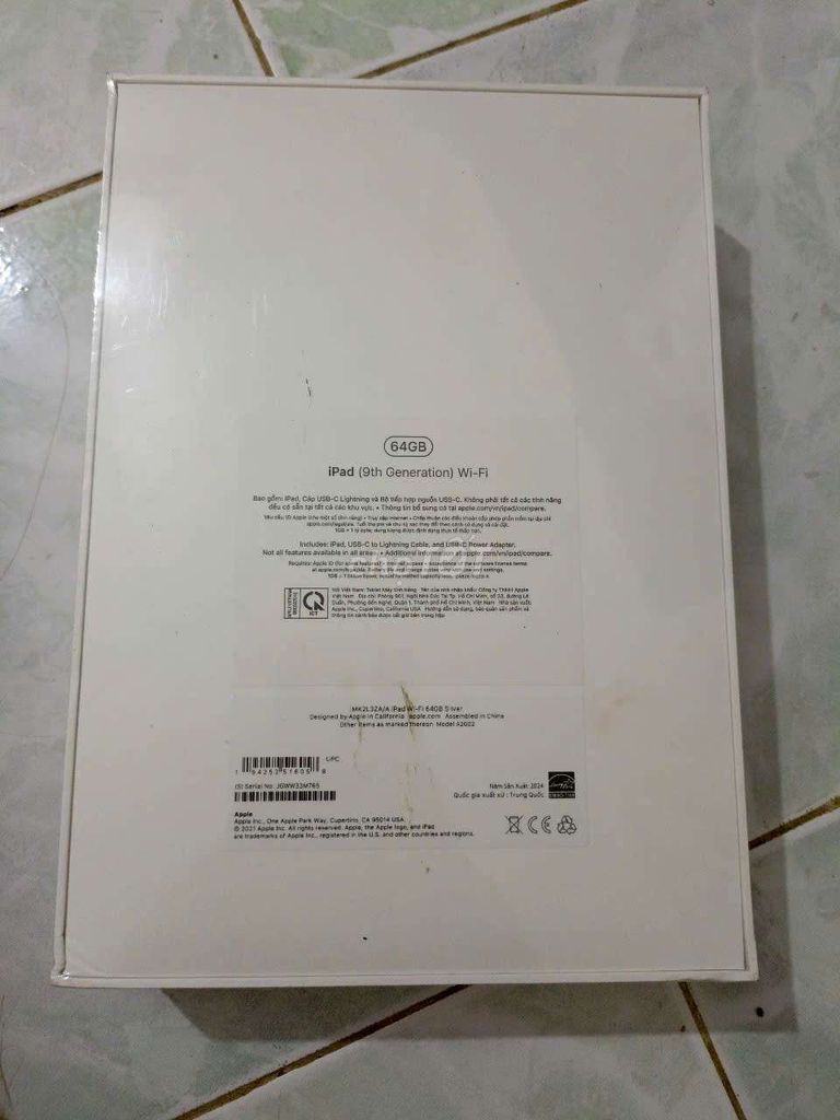 Ipad gen9 mới 100%