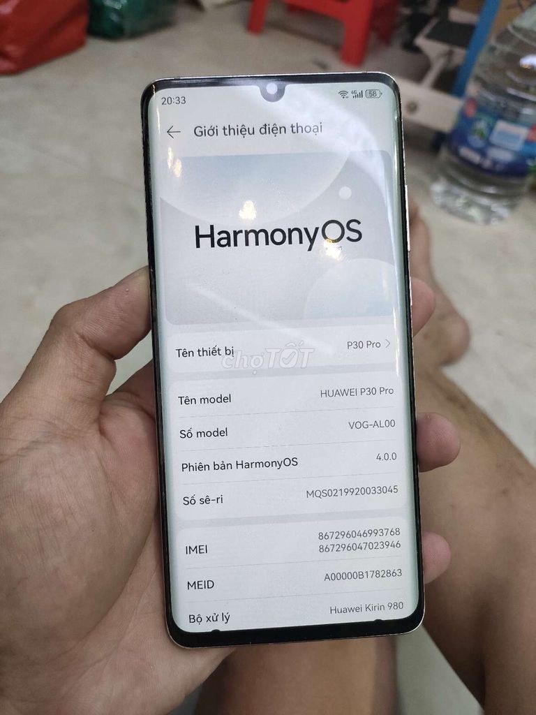 Huawei P30 Pro Trắng giao lưu. Mua bán Điện thoại tại Quận Gò Vấp Tp Hồ Chí Minh được đăng bởi Khôi Tiến hình 1
