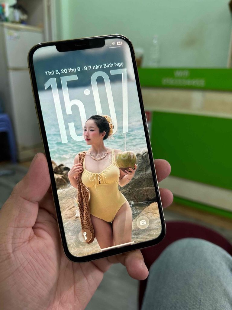 Apple iPhone 12 Pro Max 256GB Vàng Quốc Tế New 98%. Mua bán Điện thoại tại Quận Thanh Khê Đà Nẵng được đăng bởi lê văn kiếm hình 1
