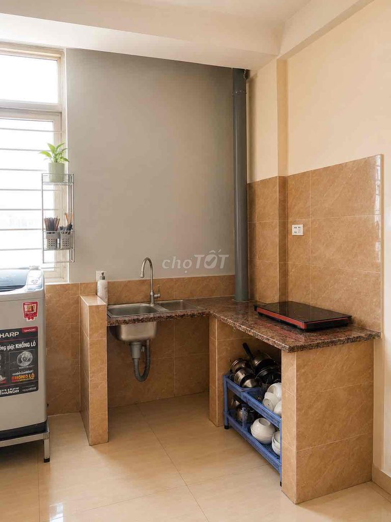 Chính chủ cho thuê nhanh căn hộ cc 2 ngủ-thang máy-điện nc riêng-42m2 - ảnh 3