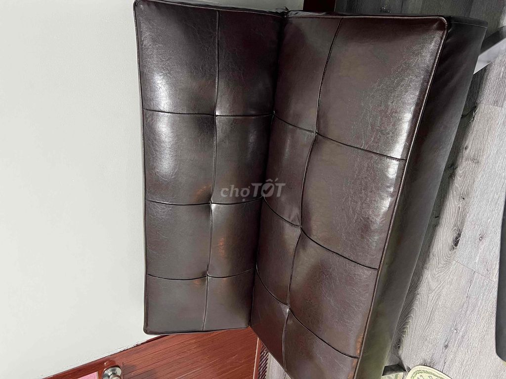 sofa da pu nhỏ gọn như mới