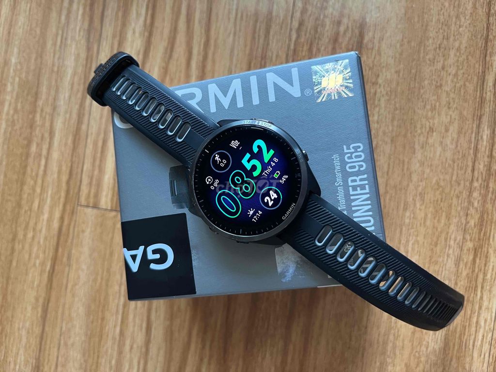 Đồng Hồ Garmin Forerunner 965 đen