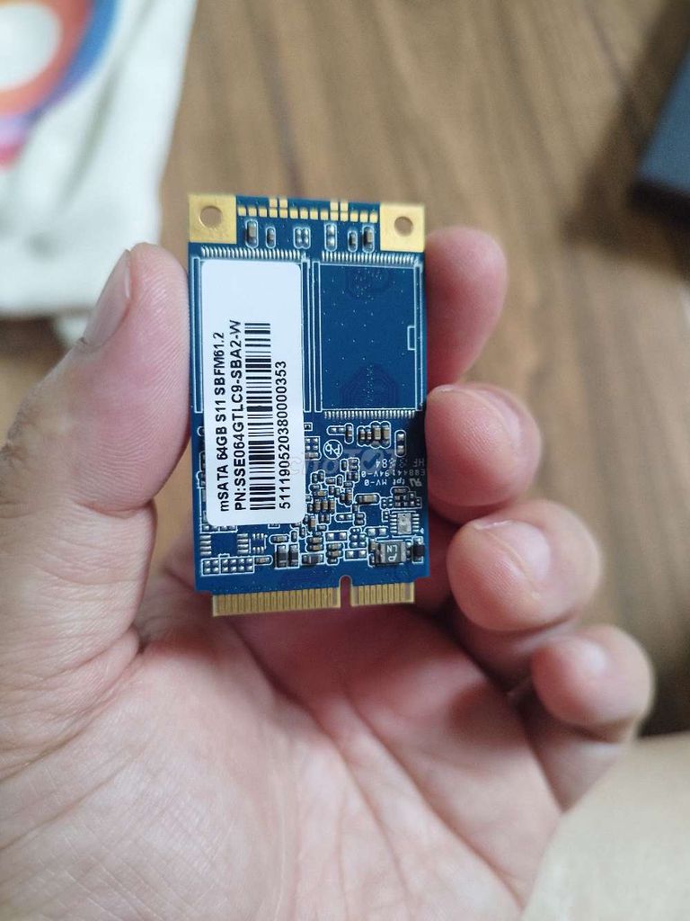 Ổ cứng SSD mSATA 64GB 99%. Mua bán Linh kiện (RAM, Card...) tại Quận Ninh Kiều Cần Thơ được đăng bởi Thanh Nguyen hình 1