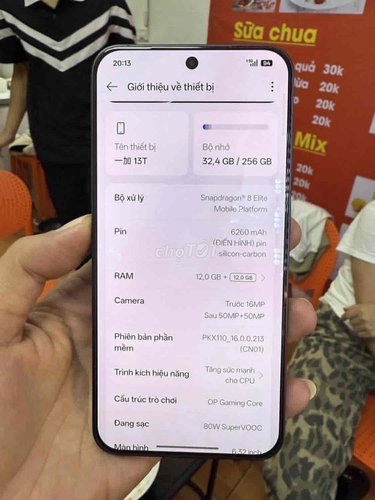 oneplus 13T full box zin keng. Mua bán Điện thoại tại Quận Hai Bà Trưng Hà Nội được đăng bởi Trọng Táo  hình 1