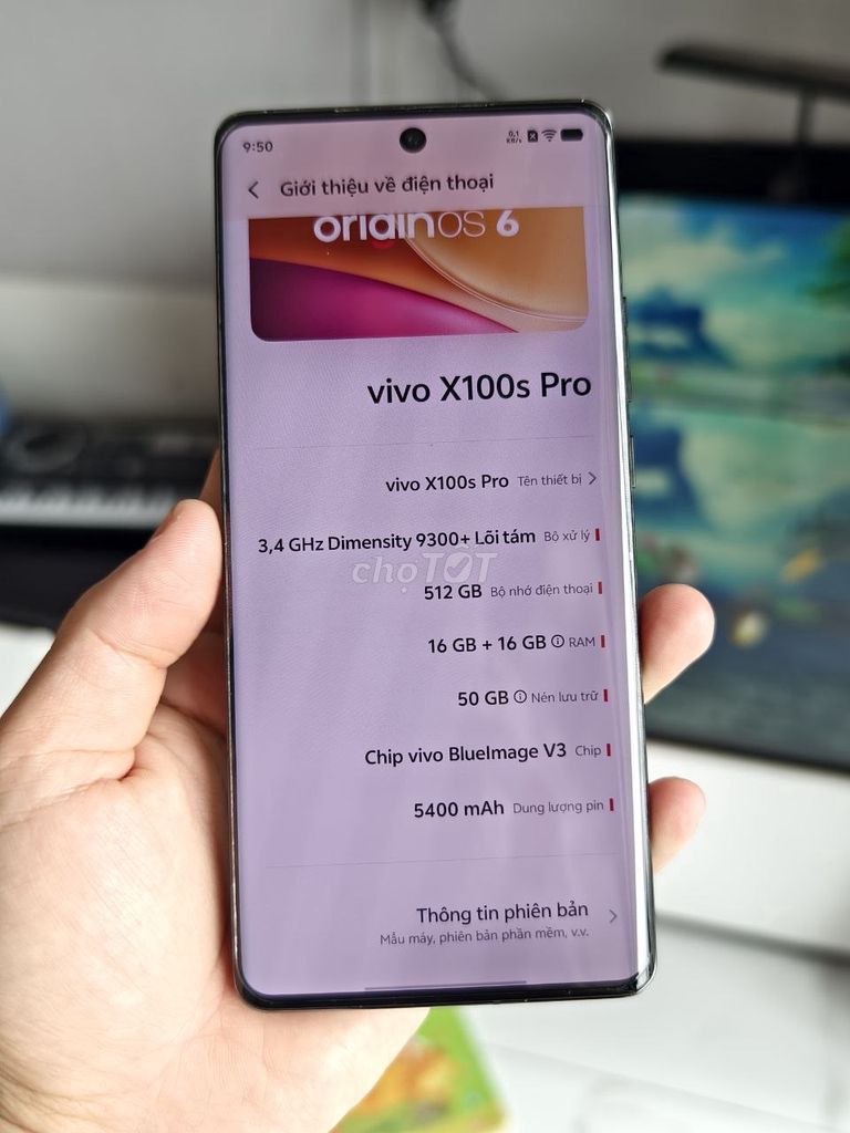 Vivo X100s Pro 16GB/512GB. Mua bán Điện thoại tại Quận Tân Bình Tp Hồ Chí Minh được đăng bởi Lê Chí Hùng hình 1