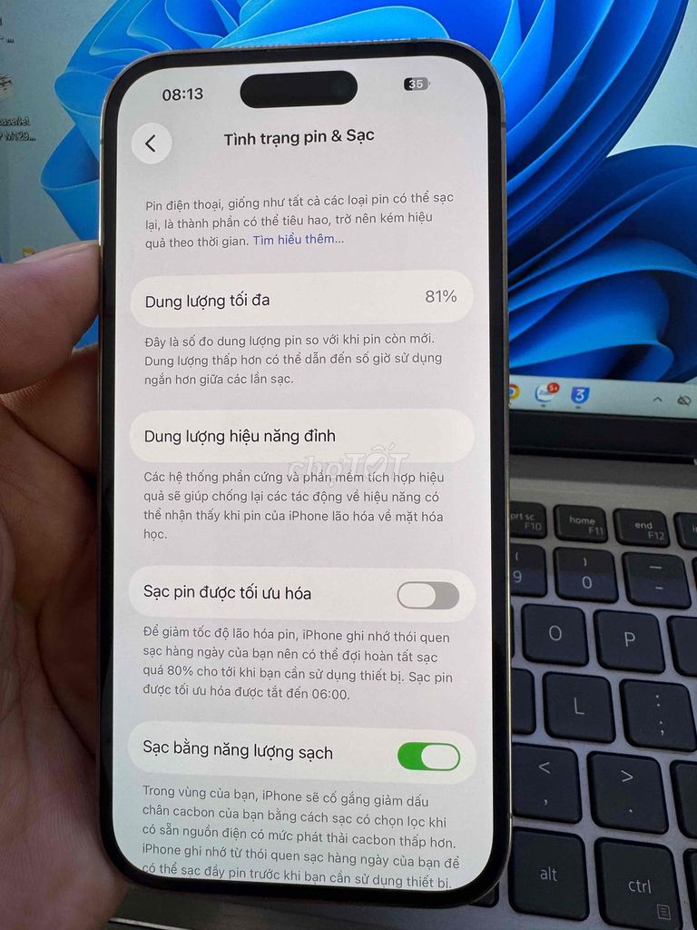 Apple iPhone 14 Pro 256GB Vàng 81%. Mua bán Điện thoại tại Quận 6 Tp Hồ Chí Minh được đăng bởi QUỐC THIÊN BÁN GÓP 0 ĐỒNG  hình 1