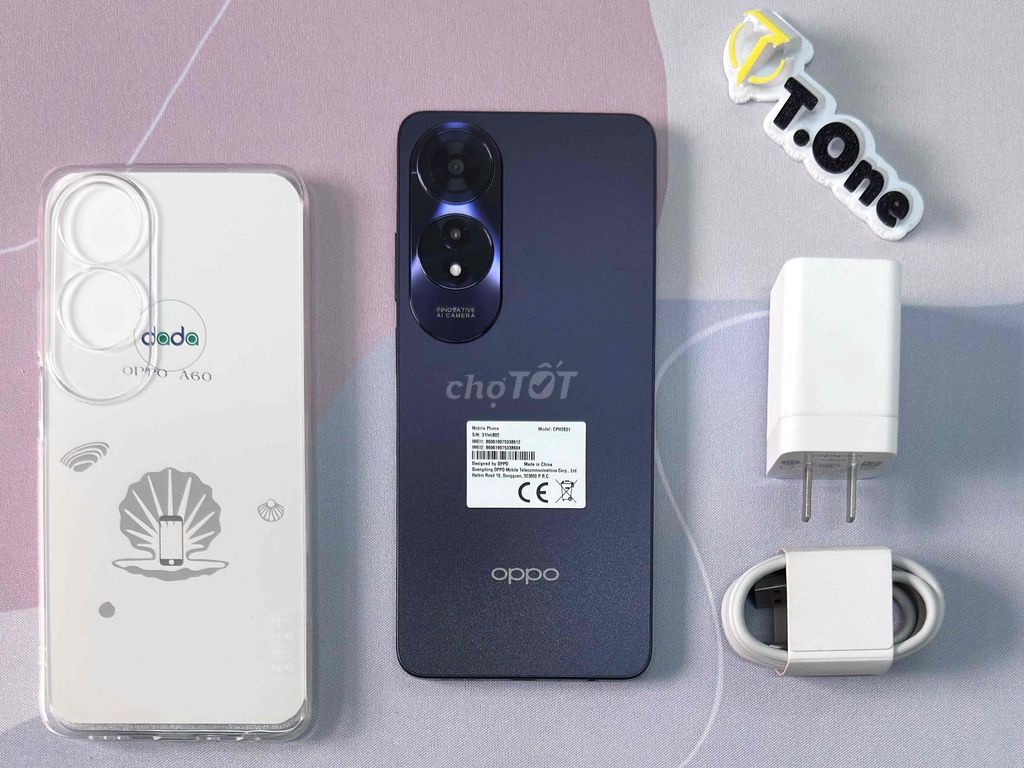 OPPO A60 16GB(8+8)/128GB Đẹp98% BH TGDĐ VIP 7/2026. Mua bán Điện thoại tại Quận Ninh Kiều Cần Thơ được đăng bởi TOne Máy Lướt hình 1