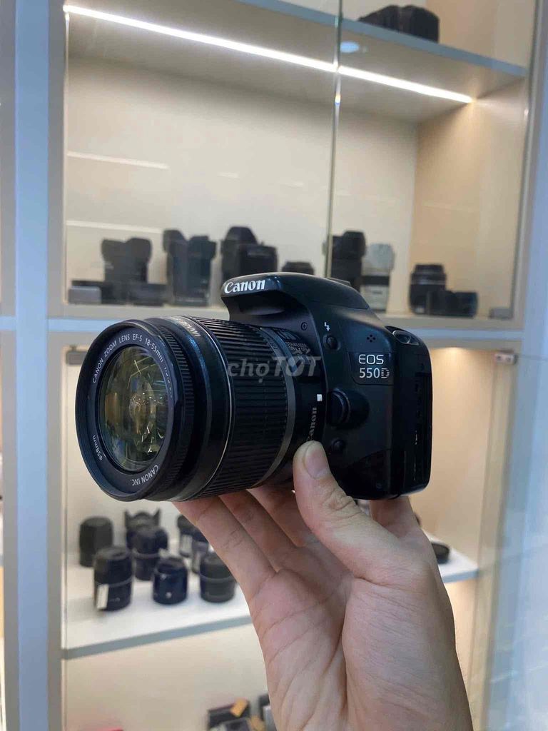 Máy ảnh Canon EOS 550D Đen. Mua bán Máy ảnh, Máy quay tại Quận Phú Nhuận Tp Hồ Chí Minh được đăng bởi Khánh máy ảnh top 1 hình 1
