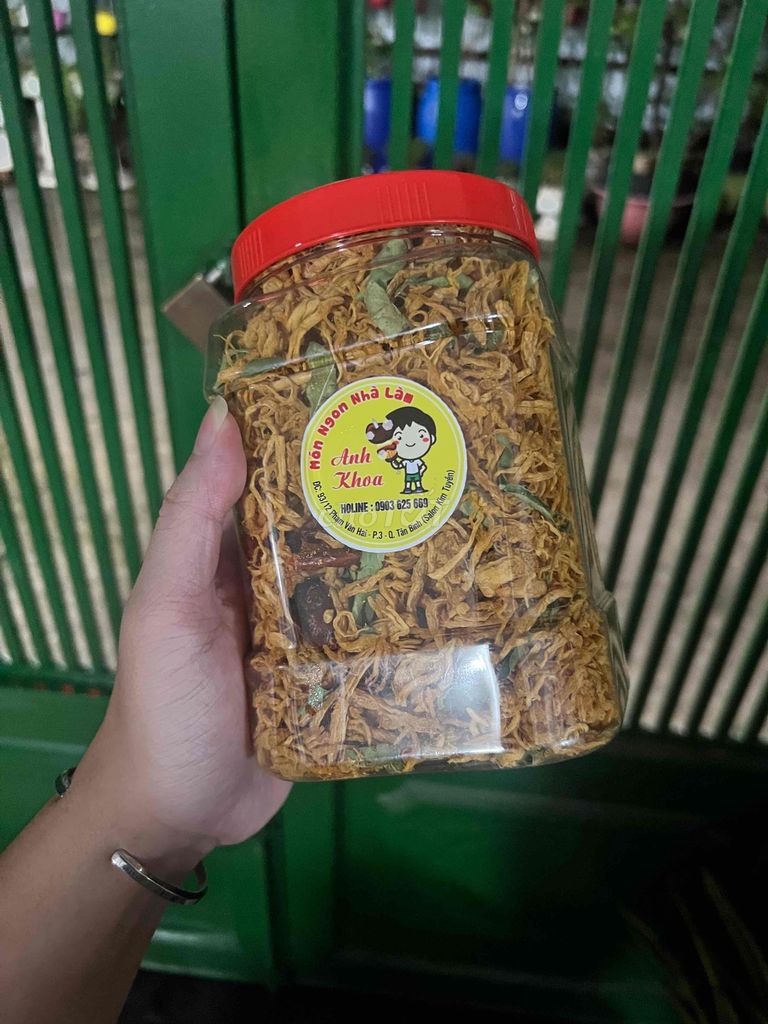 Khô gà lá chanh Anh Khoa Loại 1 500g. Mua bán Đồ ăn, thực phẩm và các loại khác tại Quận Tân Bình Tp Hồ Chí Minh được đăng bởi Đỗ Trần Anh Khoa hình 1