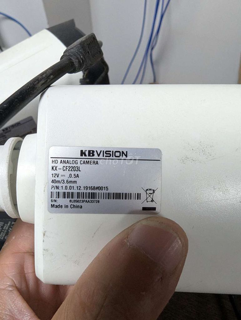 Camera KBVISION KX-CF2203L Trắng. Mua bán Máy ảnh, Máy quay tại Quận 3 Tp Hồ Chí Minh được đăng bởi Nguyễn Đạt hình 1