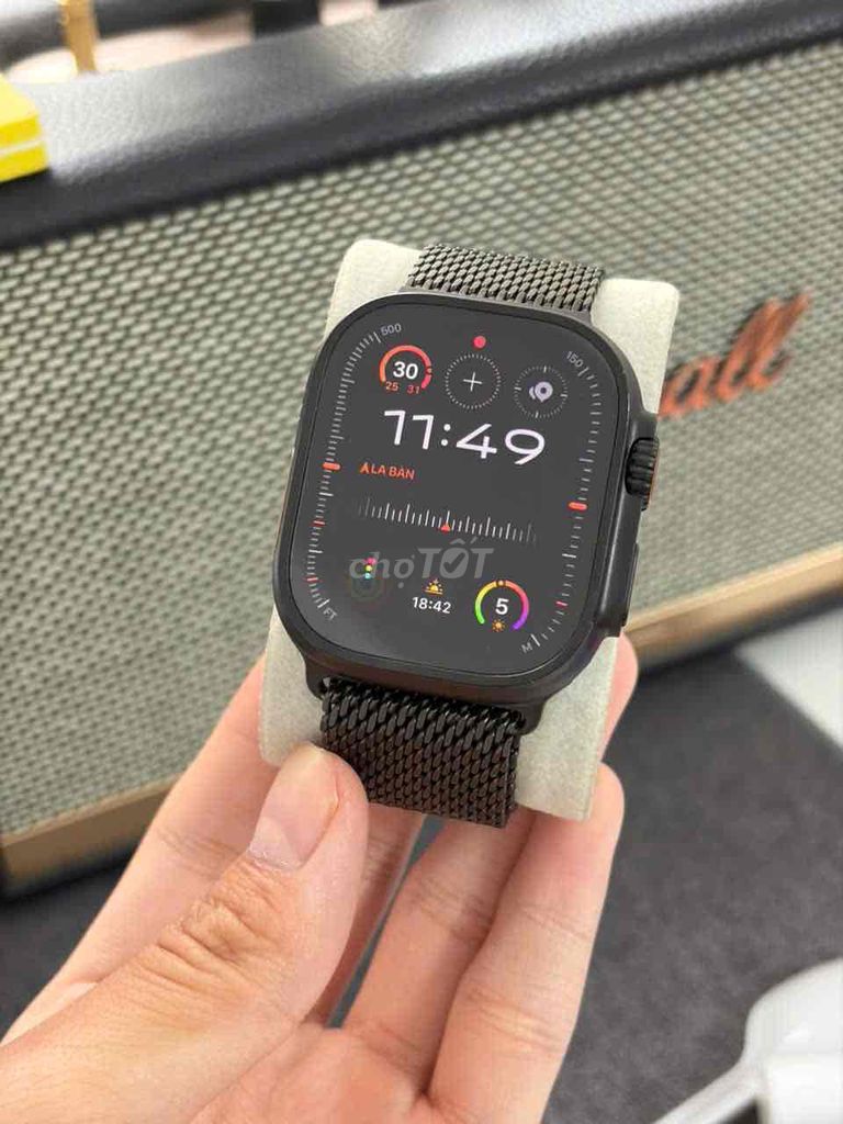 Ultra 2 black titan like new pin 100  Máy zin nguy. Mua bán Thiết bị đeo thông minh tại Quận Thanh Xuân Hà Nội được đăng bởi Đức Nguyễn hình 1