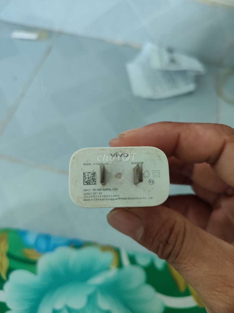 Củ sạc Vivo V1020E-US 10W Trắng. Mua bán Phụ kiện (Màn hình, Chuột...) tại Thành phố Trà Vinh Trà Vinh được đăng bởi hoài khánh hình 1