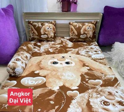 Ga nệm combo 4 món  vải thun mát lanht4 chiếu. Mua bán Giường, chăn ga gối nệm tại Quận Bình Tân Tp Hồ Chí Minh được đăng bởi Di Động khmer saigon